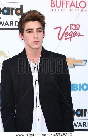 LOS ANGELES -  MAY 19:  Jackson Guthy arrives at the Billboard Music Awards 2013 at the MGM Grand Garden Arena on May 19, 2013 in Las Vegas, NV