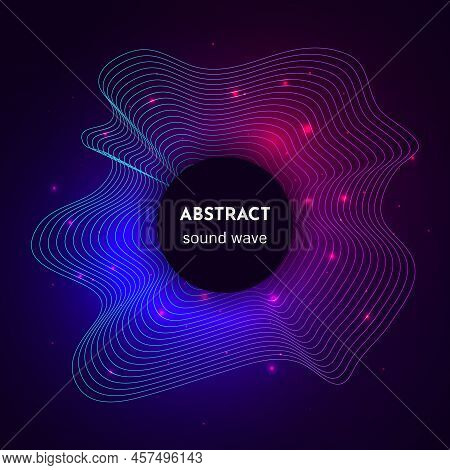 Sound Circular Wave With Light Effects