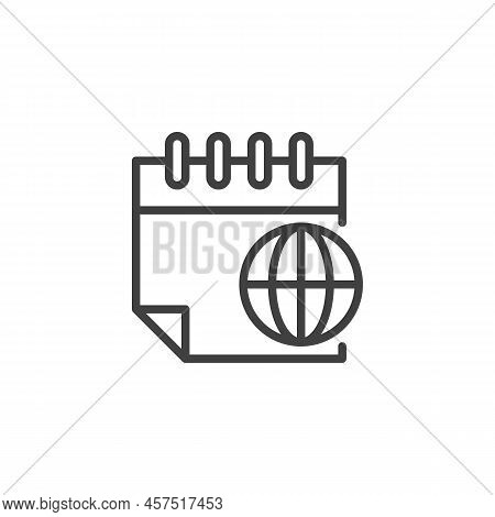 World Day Line Icon. Vector & Photo (Free Trial) | Bigstock