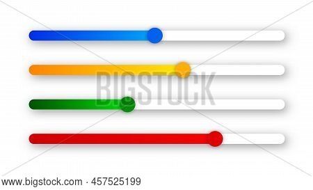 Set Of Horizontal Scrollbars