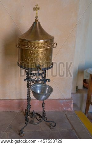 Święta Lipka, Poland - June 23, 2022 - Ancient Marian Shrine In The Masurian-warmian Lands In Poland
