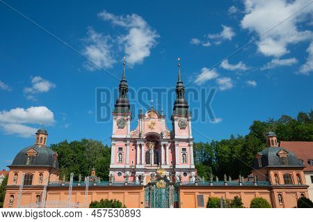 Święta Lipka, Poland - June 23, 2022 - Ancient Marian Shrine In The Masurian-warmian Lands In Poland