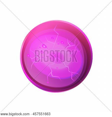 Bright Colorful Fortune Telling Balls In Cartoon Style For Poster. Magic Ball Illustration. Energy M
