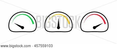 Set Arrows Fuel For Concept Design. Vector Illustration. Stock Image.