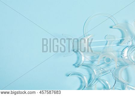 Set Of Several Retractor Dental Lip Retractor Access To The Oral Cavity. Wide Mouth Opening For A De