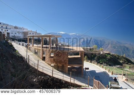 View Of The Area Of The Town Of Canar, In The Sierra Nevada Of Andalusia, Spain