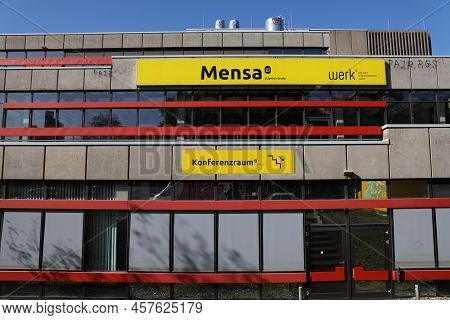 Cologne, Germany - September 21, 2020: Mensa Canteen Of University Of Cologne, Germany. Founded In Y