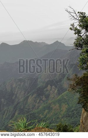 Scenic View Of Palani Hills Or Palani Mountains, (southern Part Of Western Ghats Mountains Range) Fr