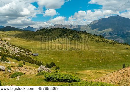 Path To The Ibon De Piedrafita, Tena Valley In The Pyrenees, Huesca, Spain