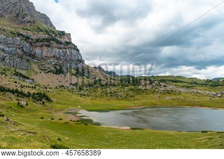 Path To The Ibon De Piedrafita, Tena Valley In The Pyrenees, Huesca, Spain