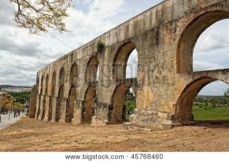 Aqueduto Da Amoreira, Elvas, Portogallo