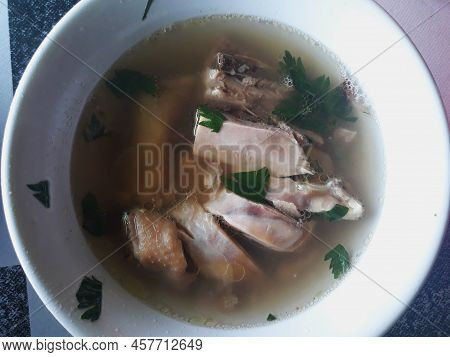 Chicken Soup Klaten On Bowl (sop Ayam Klaten)