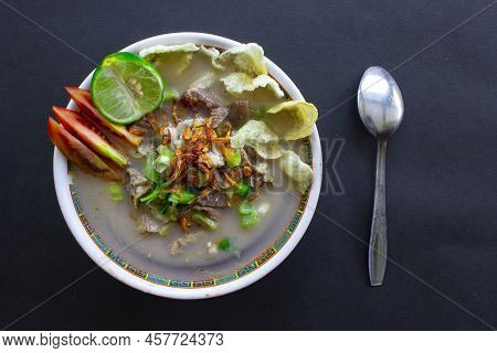 Sop Kaki Kambing A Traditional Food From Betawi, Jakarta Indonesia, Made From Mutton Or Lamb, Offal,