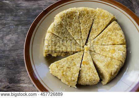 Krasikan Is Traditional Food/ Snack From Java Made Glutinous Rice, Coconut Milk, Brown Sugar, Grated
