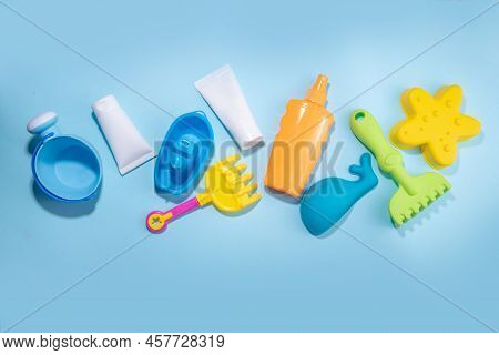 Baby Sunscreen Suncare Concept