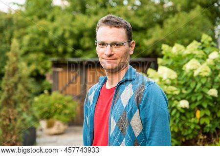 Portrait Of A Forty Year Old Handsome Man, Kordel, Rhineland-palatinate - Germany