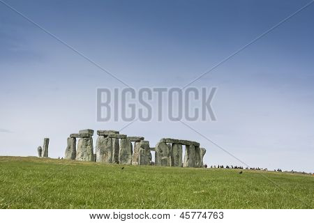 Stonehenge stojących kamieni Wiltshire w Anglii