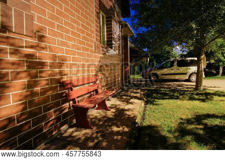 Moscow Region. Russia. July 2, 2022. The Compact Minivan Opel Combo Life Is Parked In The Yard Of A 