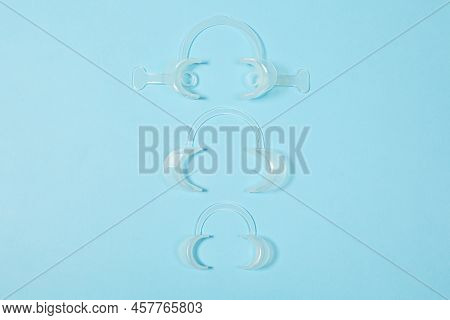 Set Of Several Retractor Dental Lip Retractor Access To The Oral Cavity. Wide Mouth Opening For A De