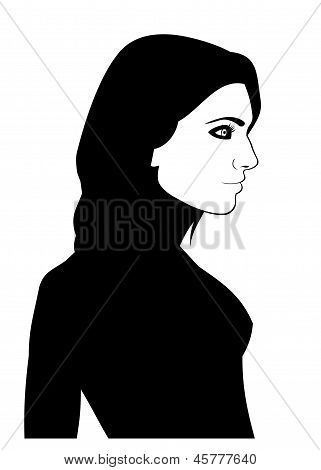 Beautiful gothic girl