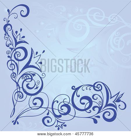 Blauem Hintergrund-Muster