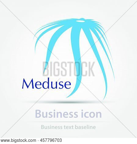 Originally Designed Color Meduse Vector Business Icon