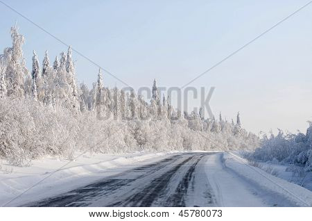 vinter vej