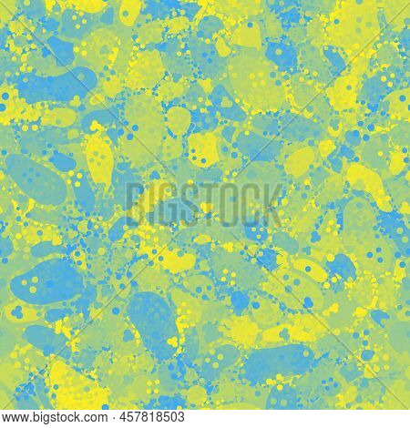 Flecktarn Camouflage Seamless Pattern Background. Vector Illustration.