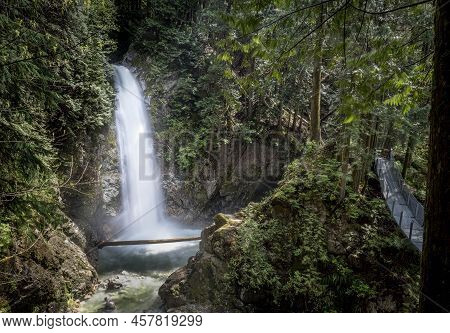 Cascade Falls Near Mission In British Columbia Canada