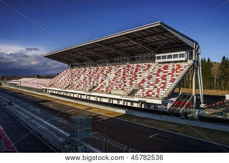 Giant Tribune With Colorized Seats
