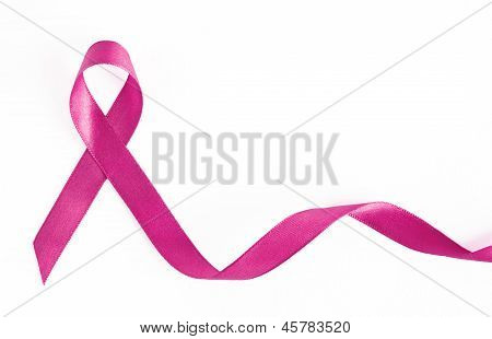 Conscientização do câncer de mama-de-rosa da fita com cópia espaço