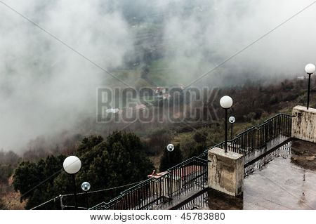 Ponuré balkon