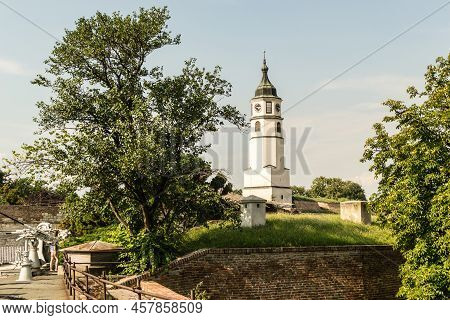 Belgrade, Serbia - July 29, 2014: The Old Fortress On Kalemegdan In The Capital Of Serbia, Belgrade.