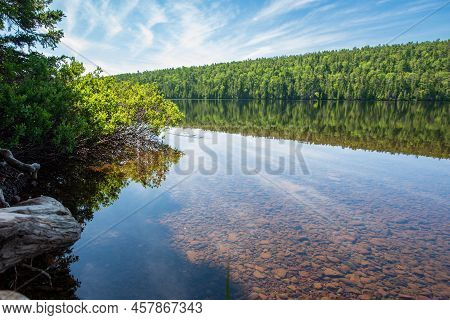 Beautiful View Of The Crystal Clear Waters Of Lake Fanny Hooe