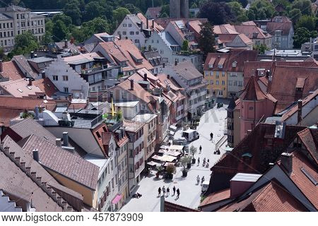 Ravensburg, Baden-wuerttemberg, Germany - May 23, 2022: Aerial View Of Ravensburg, Baden-wuerttember