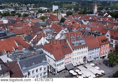 Ravensburg, Baden-wuerttemberg, Germany - May 23, 2022: Aerial View Of Ravensburg, Baden-wuerttember