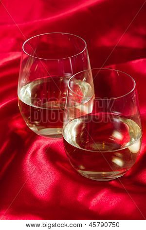 Stemless kieliszki do wina białego