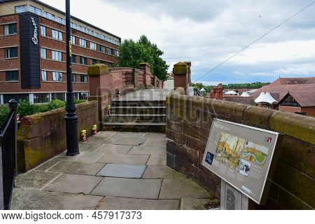 Chester, Uk: Jul 3, 2022: Chester, Uk: Jul 3, 2022: Watergate Is An Access Point Through The Roman C