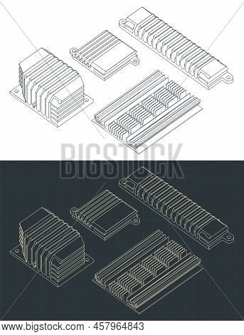 Heatsinks Set Blueprints