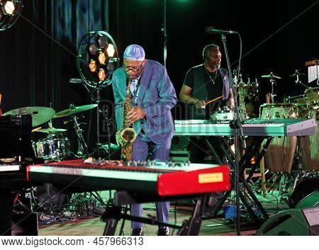 Cracow, Poland - July 08, 2022: Kenny Garrett Quintet Performing Live On The Kijow Centre Stage At S