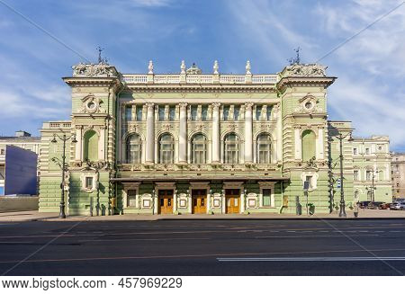 Mariinsky Theater Of Opera And Ballet In Saint Petersburg, Russia