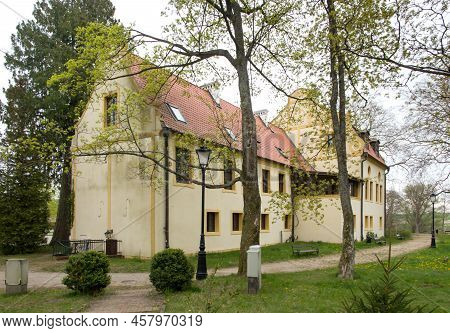 Castle In Krokowa (from The Second Half Of The 14th Century, Rebuilt In The 18th Century Into A Resi