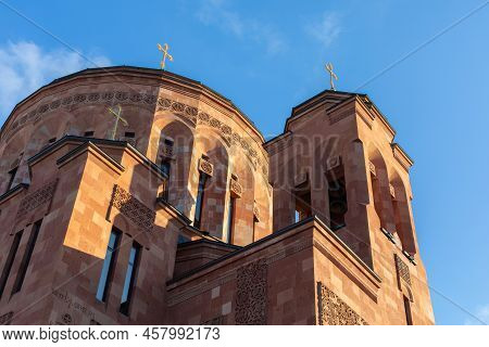 Cathedral Of The Transfiguration Of The Lord Armenian Temple Complex In Moscow