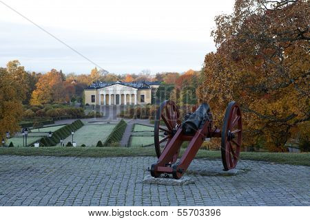 UPPSALA, SWEDEN - OCTOBER 14 - 2013. By the Castle.