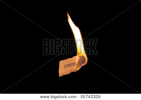 Stress on fire
