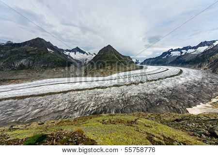 The great Aletsch glacier