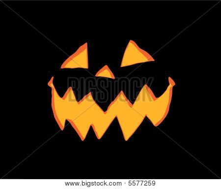 Jack O'lanter con copia spazio