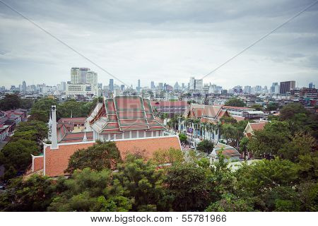 Airview of Bangkok, Thailand