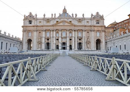 View Of The Basilica Of St. Peter