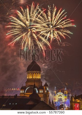 Fireworks In Cluj Napoca